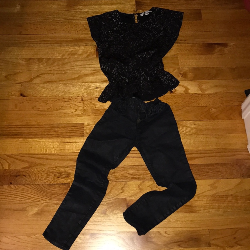 Outfit for 6year old girl, top DKNY , bottom Gap